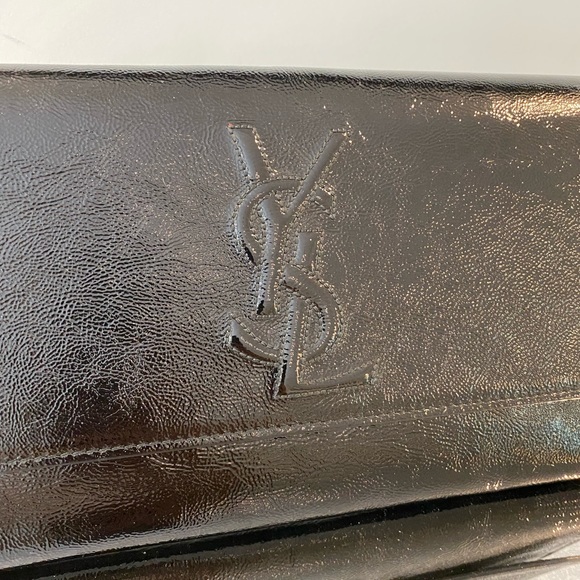 YSL belle de hour crashed patent leather clutch - Picture 2 of 8